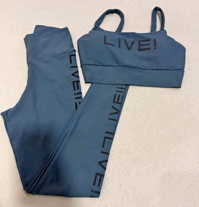 Legging LIVE! tamanho P + top tamanho M
