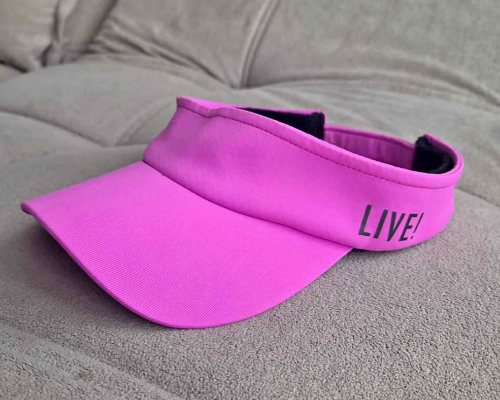 Viseira LIVE! rosa